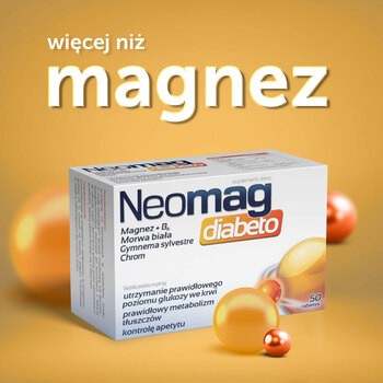 Neomag diabeto, tabletki, 50 szt.