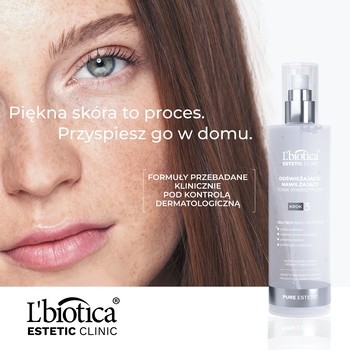 L`Biotica Estetic Clinic Pure, tonik,odświeżająco - nawilżający, 200 ml