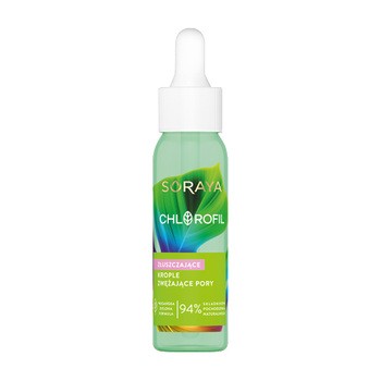 Soraya Chlorofil, złuszczające krople zwężające pory, 30 ml