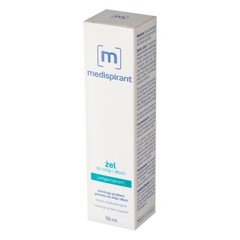 Medispirant, żel do stóp i dłoni antyperspirant, 50 ml