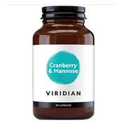 Viridian, Mannoza z żurawiną ph, kapsułki wegetariańskie, 30 szt.