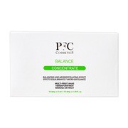 PFC Cosmetics Balance Concentrate, koncentrat złuszczająco-matujący, ampułki, 10 szt. x 5 ml
