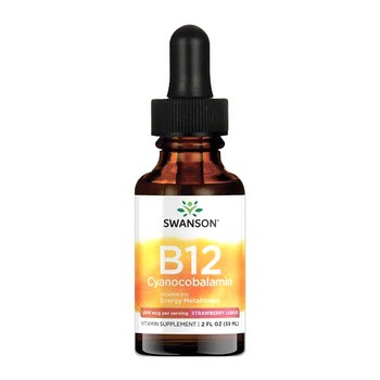 Swanson Witamina B12, płyn, 59 ml