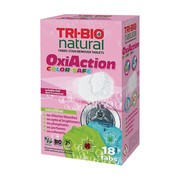 Tri-Bio, Oxi Action, color, naturalne tabletki do usuwania plam z tkanin, 18 szt.