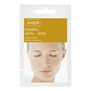 Ziaja, maska anty-stres z glinką żółtą, 7 ml (saszetka)