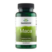 Swanson Maca, 500 mg, kapsułki, 100 szt.