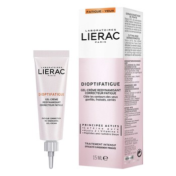 Lierac Dioptifatigue, energetyzujący krem-żel korygujący oznaki zmęczenia, 15 ml
