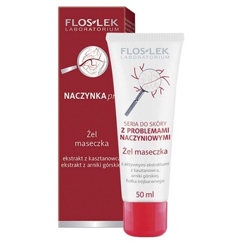 Flos-Lek Laboratorium Naczynka Pro, żel maseczka, 50 ml