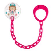 Canpol Babies, łańcuszek do smoczka Toys, różowy, 1 szt.