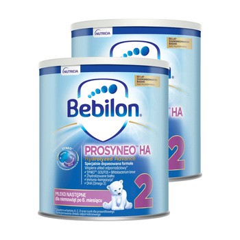 Zestaw 2x Bebilon Prosyneo HA 2, mleko następne dla niemowląt po 6. miesiącu, 400 g
