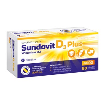 SundovitD3 Plus, tabletki, 60 szt.