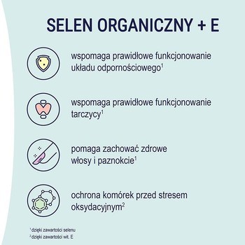 Naturell Selen Organiczny + E, tabletki do ssania, 60 szt.