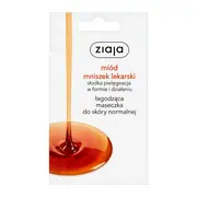 Ziaja Miód Mniszek Lekarski, łagodząca maseczka do twarzy, 7 ml (saszetka)