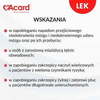Acard, 75 mg, tabletki dojelitowe, 30 szt.