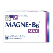 Magne-B6 Max, tabletki powlekane, 50 szt.