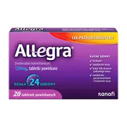 Allegra, 120 mg, tabletki powlekane, 20 szt.