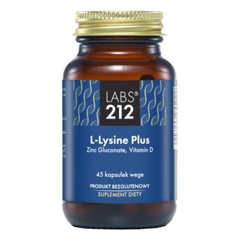 LABS212 L-Lysine Plus, kapsułki, 45 szt.