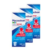 Zestaw 3x Mucosolvan Mini, 15 mg/5 ml, syrop, 100 ml