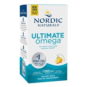 Nordic Naturals Ultimate Omega 1280 mg, kapsułki, smak cytrynowy, 60 szt.