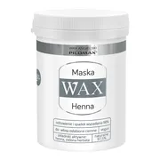WAX Henna, Laboratorium Pilomax, maska nawilżająca na wypadanie włosów niefarbowanych, 240 ml