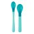Canpol Babies, magiczne łyżeczki zmieniające kolor, turkusowy, 2 szt.