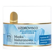 Uzdrovisco Hialuronowe Nasycenie, maska hialuronowa, cera sucha i normalna, 40 ml
