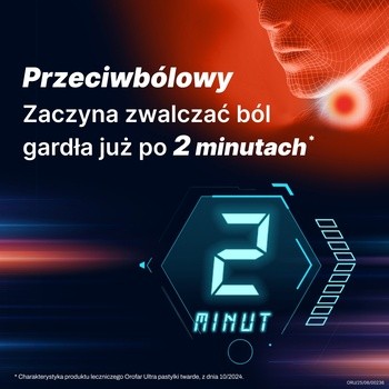 Orofar Ultra, 8,75 mg, pastylki twarde, 24 szt.