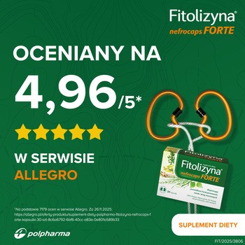 Fitolizyna Nefrocaps Forte, kapsułki, 30 szt.