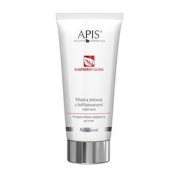 Apis Raspberry Glow, Maska żelowa z liofilizowanymi malinami, 200 ml