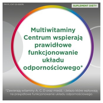 Centrum Silver 50+, witaminy i minerały wspierające zdrowie i samopoczucie, tabletki, 100 szt.