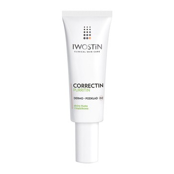 Iwostin Correctin Purritin, fluid, odcień 02, skóra trądzikowa, SPF 30, 30 ml