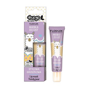 Flos-Lek, Vege Lip Care, maska do ust, stylowa gruszkowa, 14 g