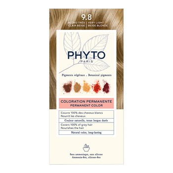 Phyto Phytocolor, farba do włosów, 9.8 bardzo jasny beżowy blond, 1 opakowanie