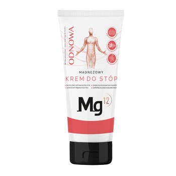 Mg12 Odnowa, magnezowy krem do stóp z kizerytem, 100 ml