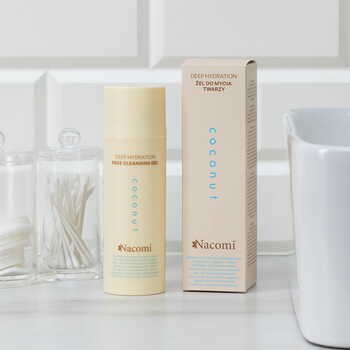 Nacomi Coconut Deep Hydration, żel do mycia twarzy, 140 ml