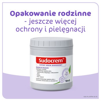 Sudocrem Expert, krem barierowy, odleżyny, otarcia, 400 g