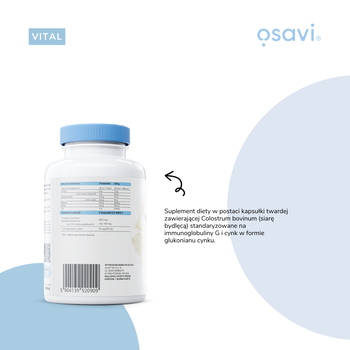 Osavi Colostrum Immuno 800 mg, kapsułki twarde, 120 szt.
