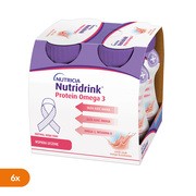 Zestaw 6x Nutridrink Protein Omega 3, płyn rześki smak mango-brzoskwinia, 4 x 125 ml