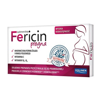 Solinea Fericin Pregna, tabletki powlekane, 30 szt.