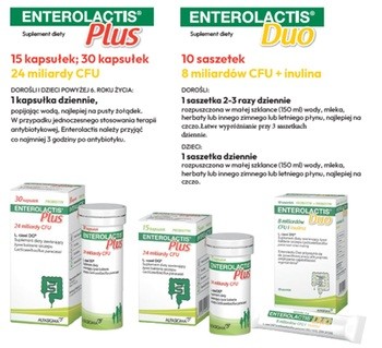 Enterolactis Plus, kapsułki, 30 szt.