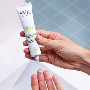 SVR Sebiaclear Active Teinte, ujednolicający krem aktywny redukujący zmiany trądzikowe, 40 ml