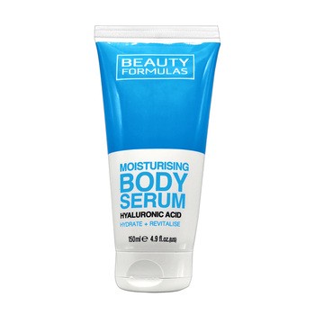 Beauty Formulas, nawilżające serum do ciała z kwasem hialuronowym, 150 ml