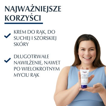 Eucerin UreaRepair PLUS, regenerujący krem do rąk z 5% mocznikiem, do suchej skóry, 75 ml