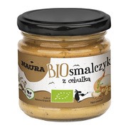 Naura, smalczyk wegański z cebulką BIO, 190 g