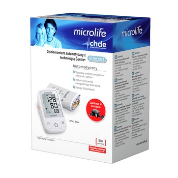 Microlife BP A2 Basic, ciśnieniomierz automatyczny, naramienny, 1 szt.