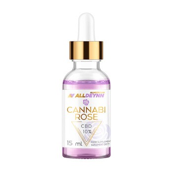 Allnutrition ALLDEYNN Cannabirose CBD 10%, olejek w kroplach, 15 ml