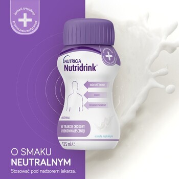 Zestaw 2x Nutridrink, smak neutralny, płyn, 4 x 125 ml
