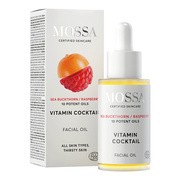 Mossa, multiwitaminowy olejek do twarzy z rokitnikiem i maliną, 30 ml