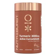 Nutriburst Turmeric 3000 mg, żelki, smak imbirowy, 60 szt.