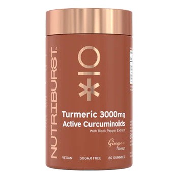 Nutriburst Turmeric 3000 mg, żelki, smak imbirowy, 60 szt.